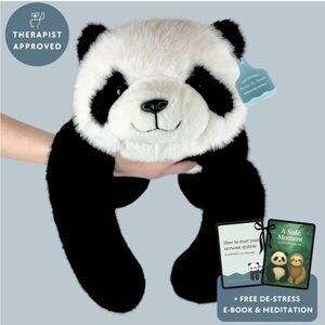 Pookie the Panda Weighted Animal, Adult Anxiety Stuff Animal. NWT!